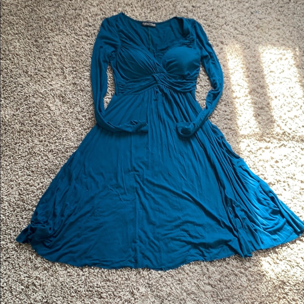 ⚡️Blue long sleeve dress